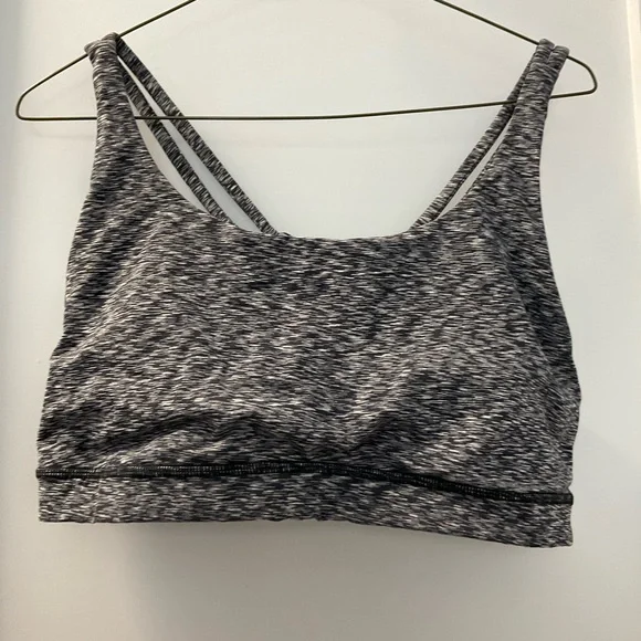 Lululemon Gray Sports Bra with Wide Straps - Picture 1 of 2